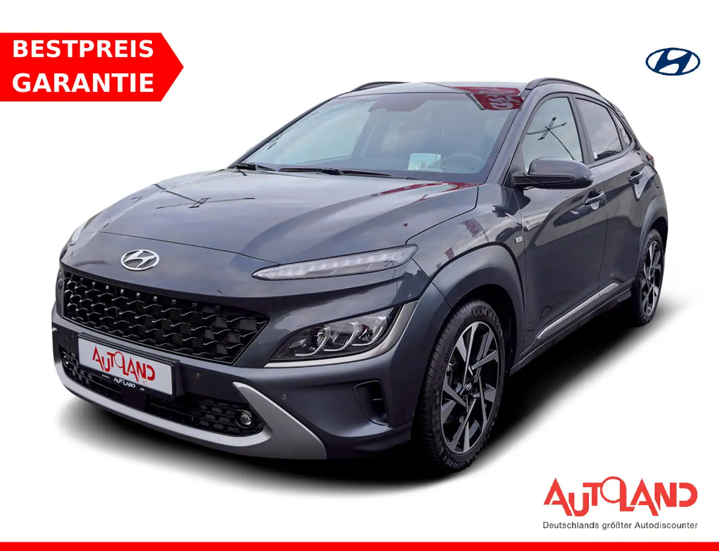 Hyundai KONA 1.0 Prime Mild-Hybrid LED Navi Head-Up DAB Grau - 1