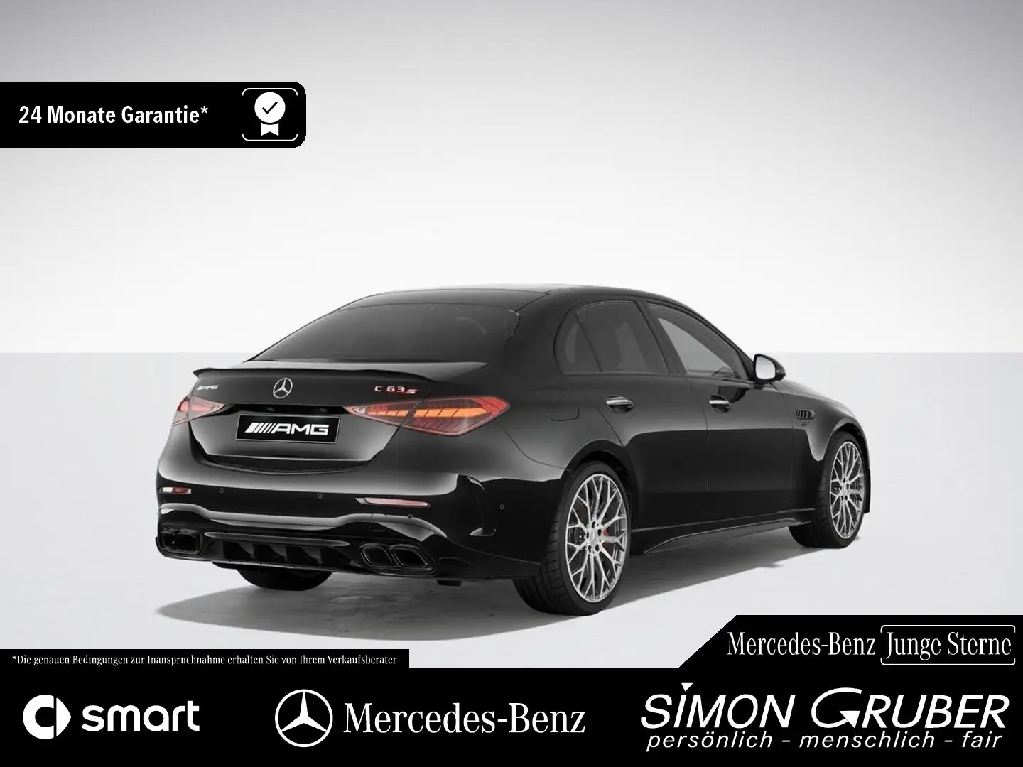 Mercedes-Benz C 63 AMG C 63 SE Perfo AMG Night Drivers Pano 360 Burm Schwarz - 2