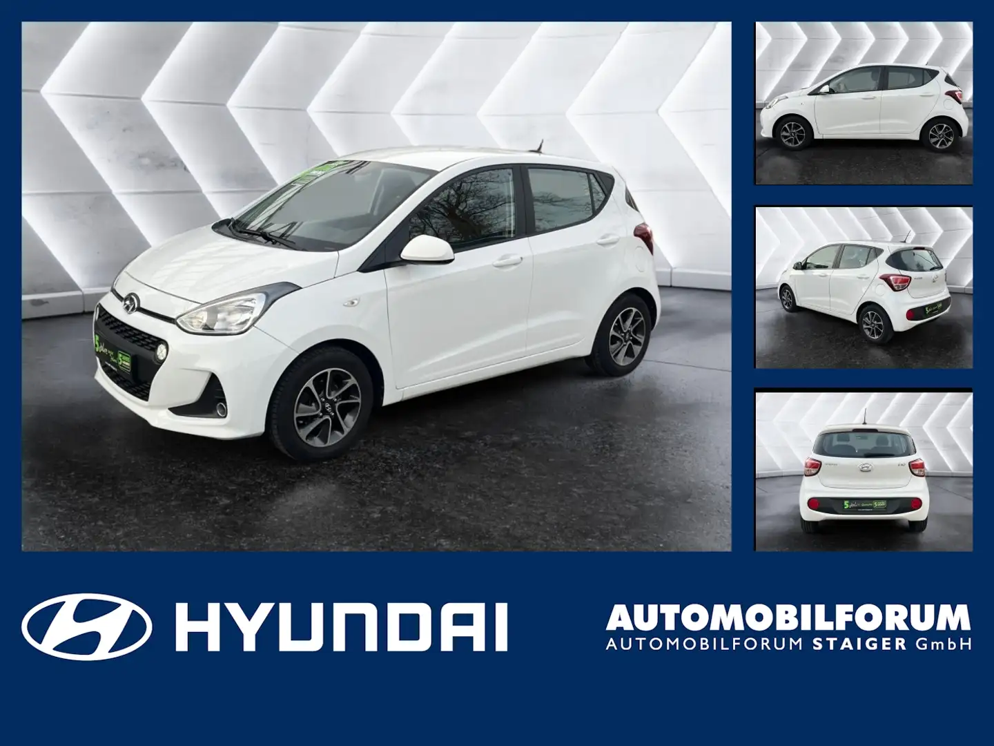 Hyundai i10 1.0 Silver YES! SHZ Wit - 1