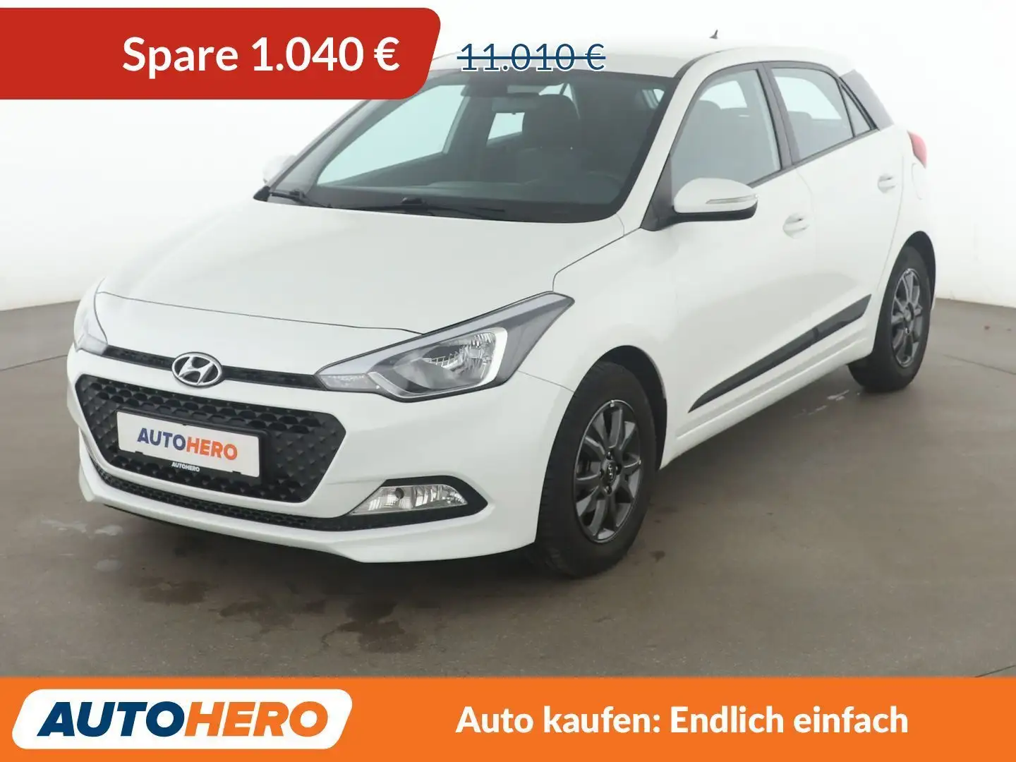 Hyundai i20 1.2 YES!*PDC*SHZ*KLIMA*GARANTIE* Weiß - 1