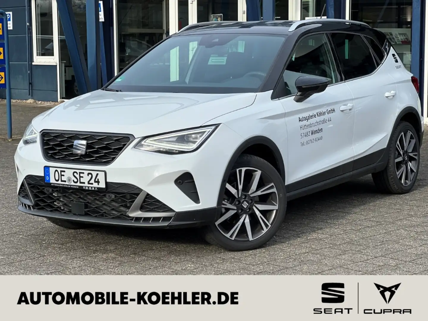 SEAT Arona FR 1.0 TSI 7-Gang-DSG AHK abnehmbar, Navi, digital Weiß - 1