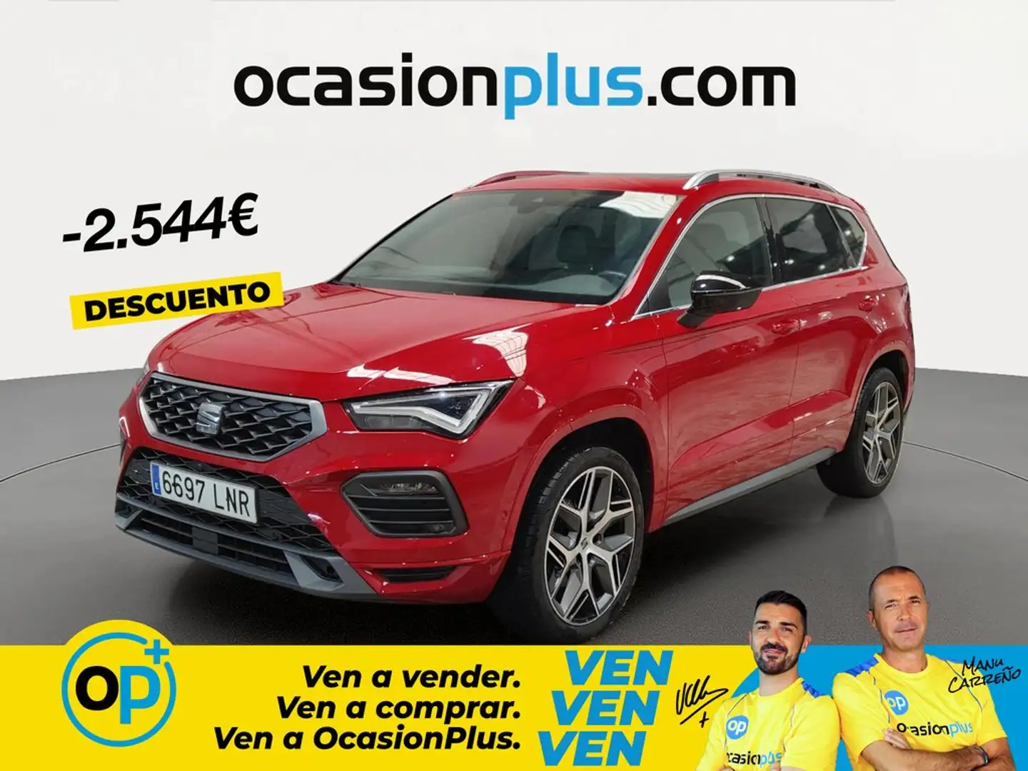 SEAT Ateca 2.0 EcoTSI S&S FR 4Drive DSG7 Rojo - 1