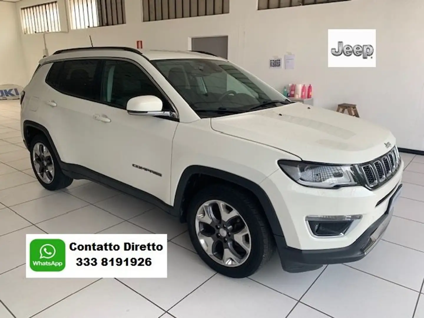 Jeep Compass 1.6 Mj 120cv LIMITED Bianco - 1