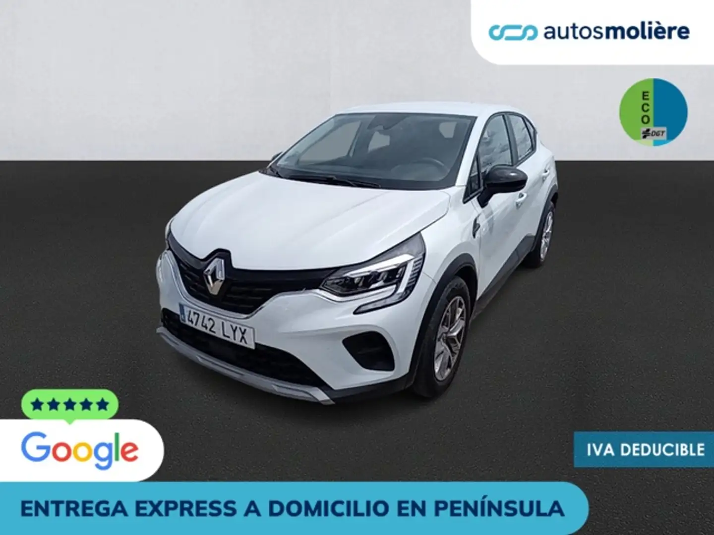 Renault Captur TCe Intens 74kW GLP Blanco - 1