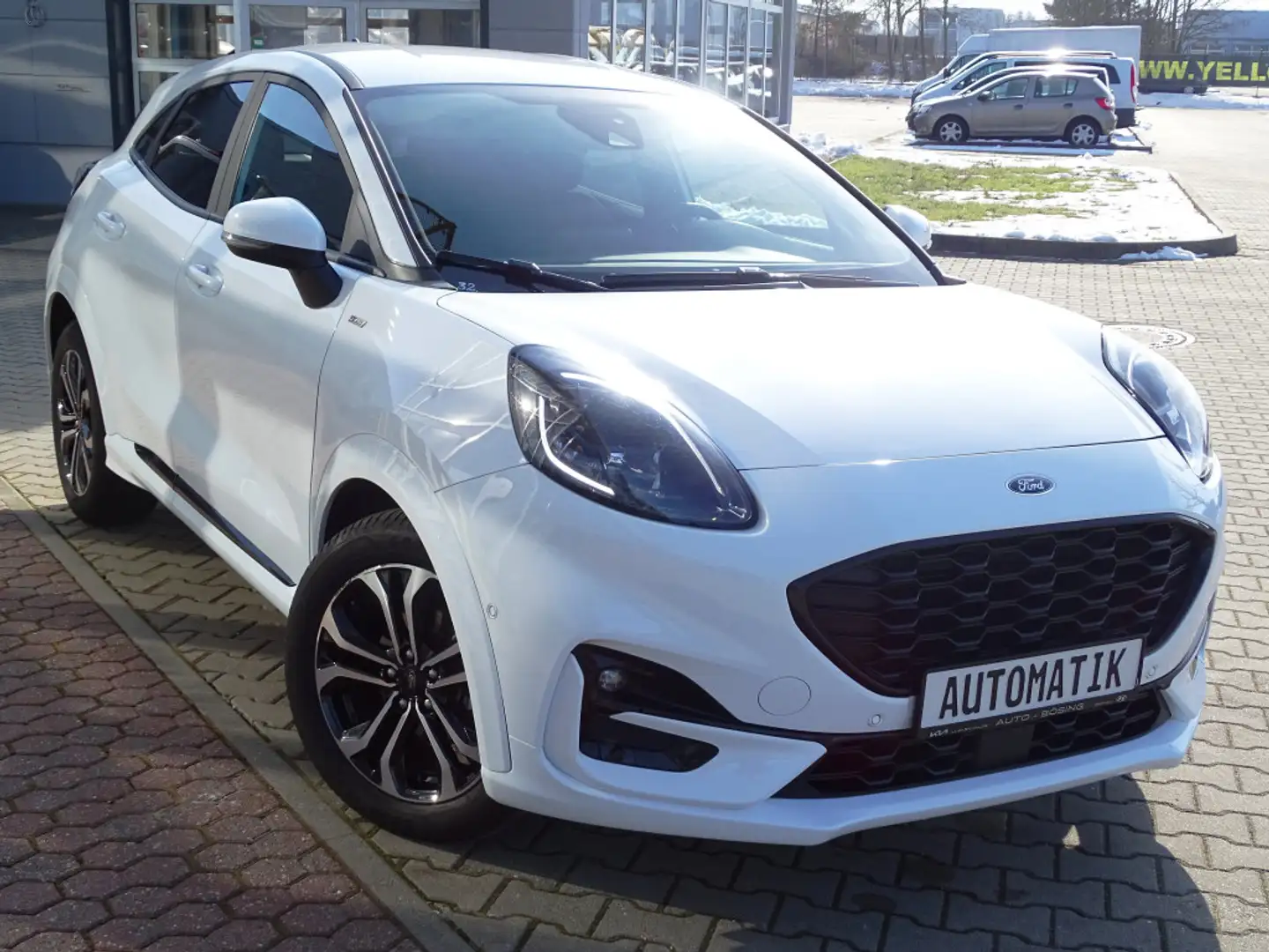 Ford Puma ST-Line Mh.Auto.-Tempom.-SHZ-LHZ-Klima-NAVI Weiß - 2