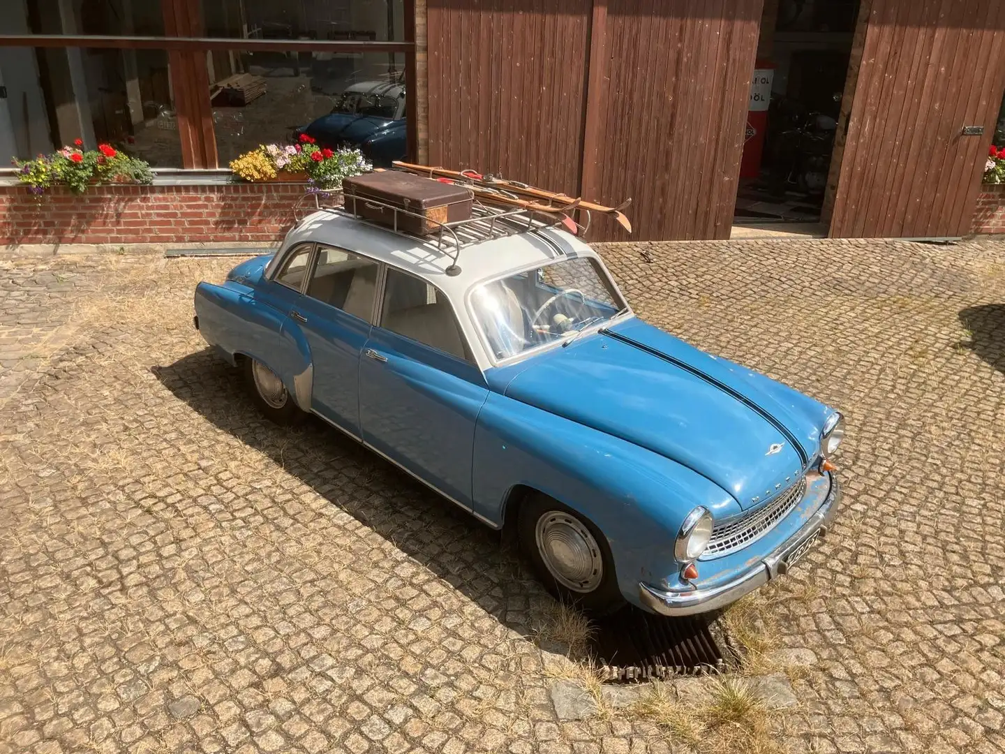 Wartburg 311 originaler Zustand Export Finnland Blauw - 1