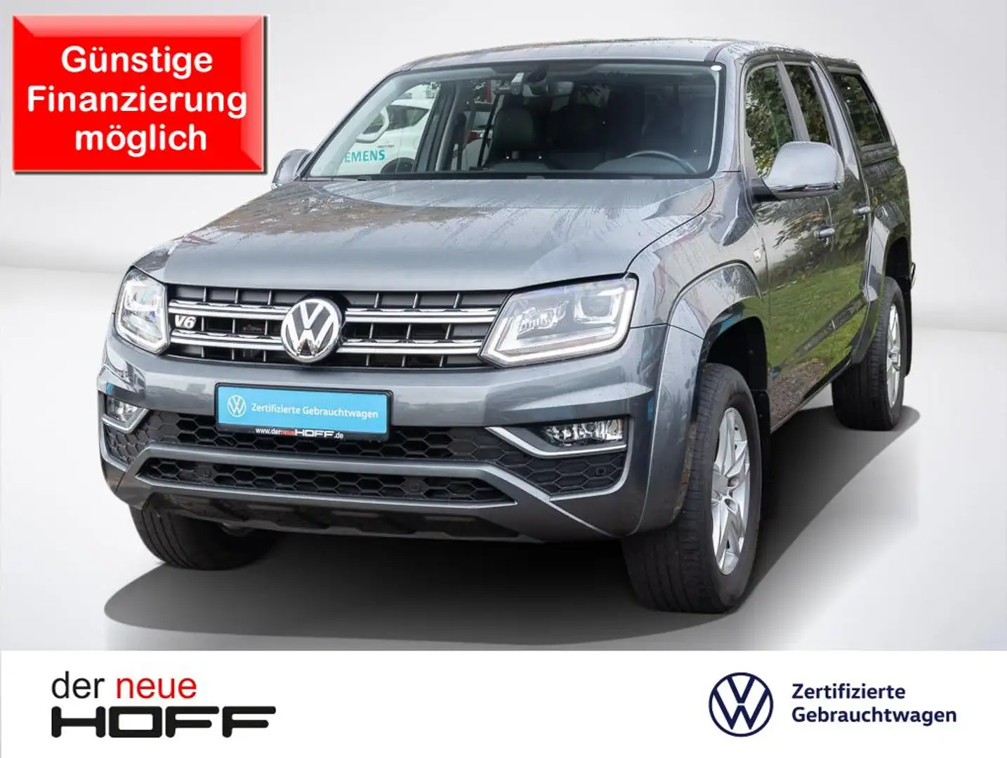 Volkswagen Amarok 3.0 TDI DSG 4Motion DoubleCab Highline V6 Navi AHK Grau - 1