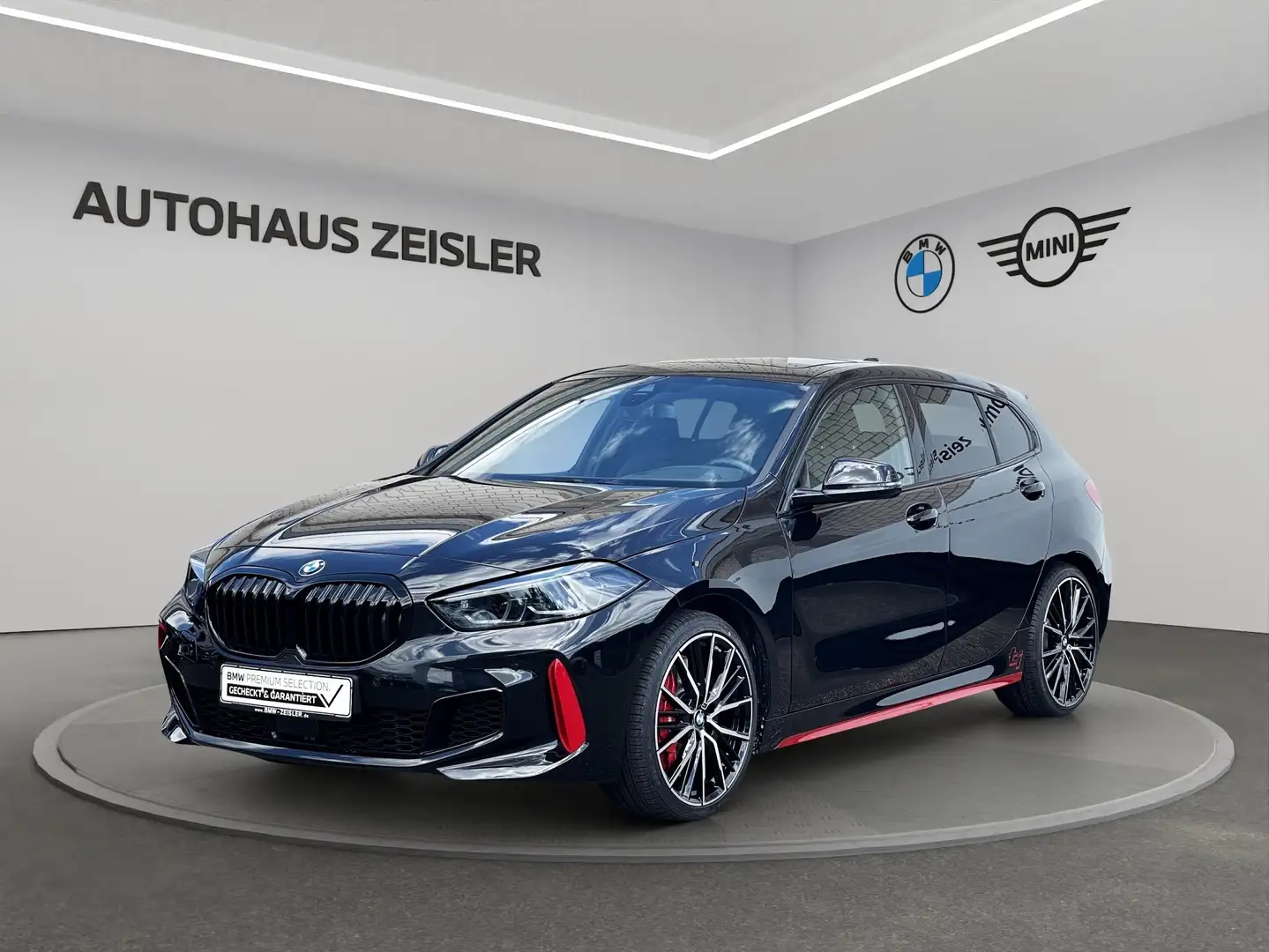 BMW 128 ti Head-Up PanoDach Leder *M SPORTPAKET PRO* Zwart - 1