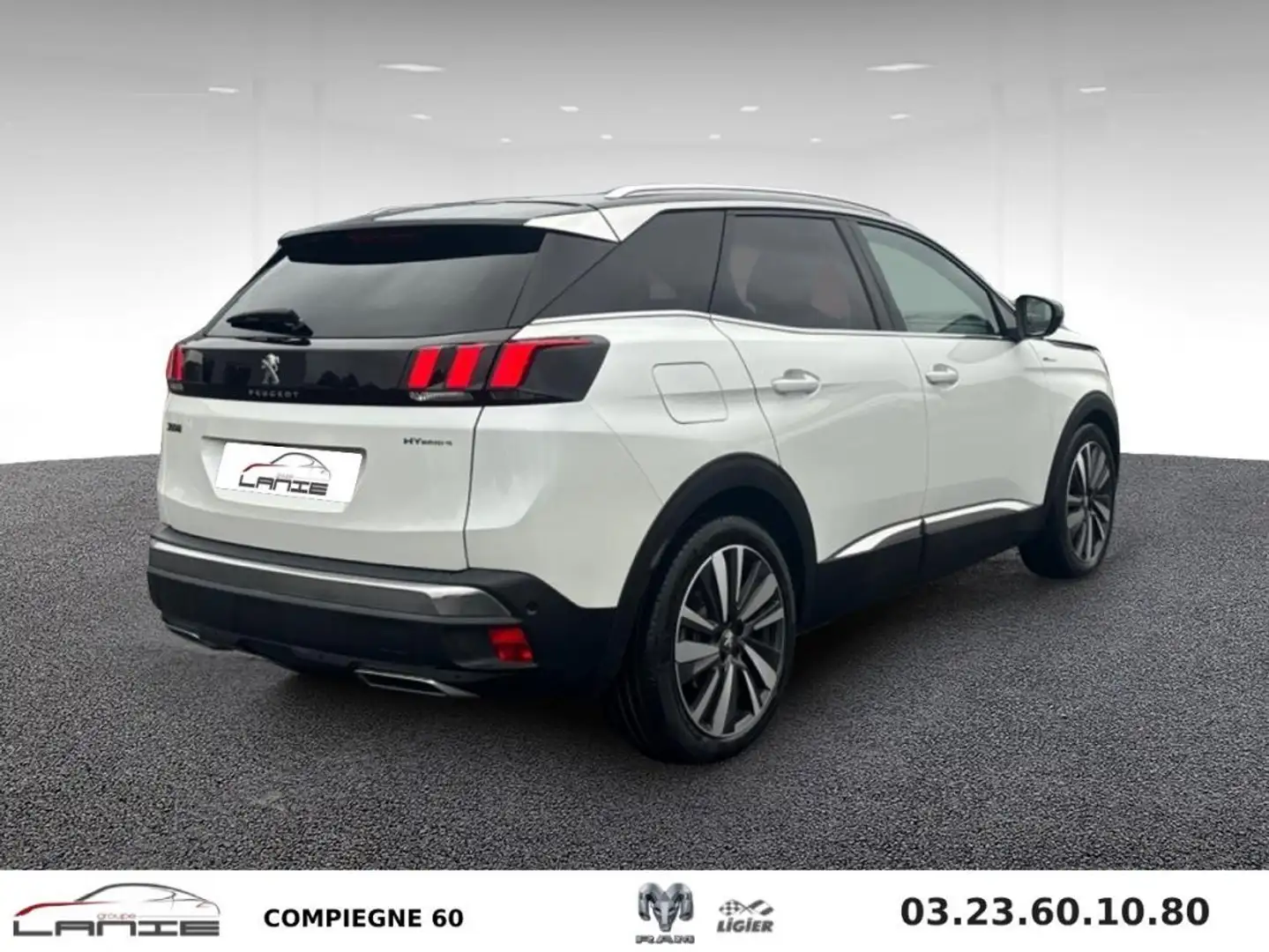 Peugeot 3008 Hybrid4 300 e-EAT8 GT Weiß - 2