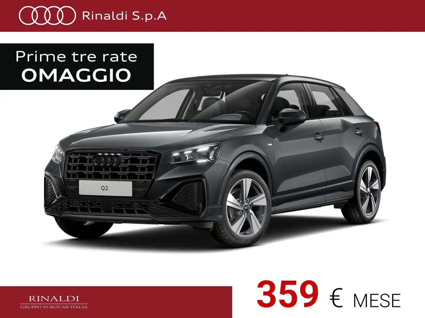 Audi Q2 35 1.5 tfsi identity black s-tronic Grigio - 1