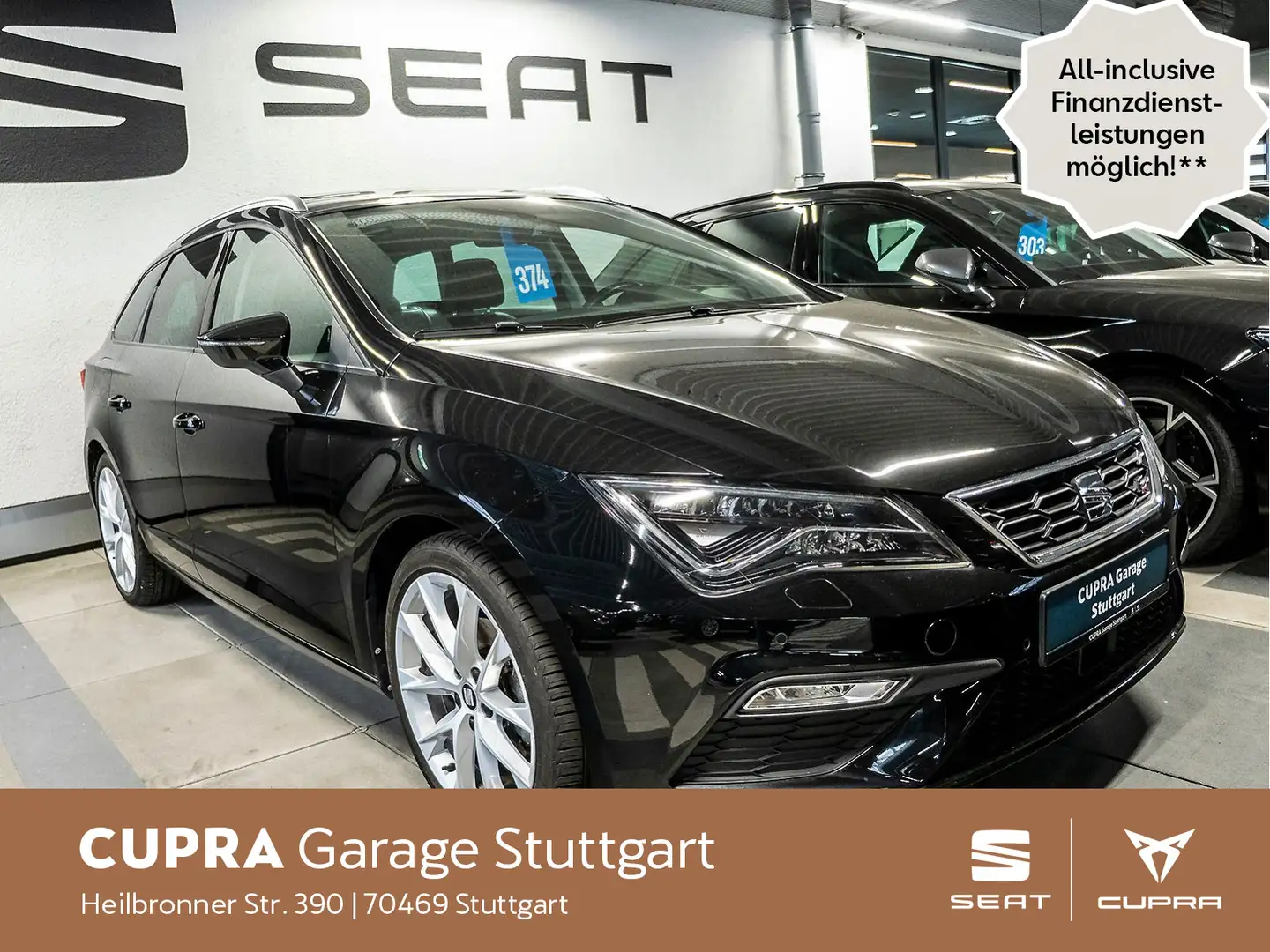 SEAT Leon Sportstourer FR 1.5 TSI 110 kW Schwarz - 1