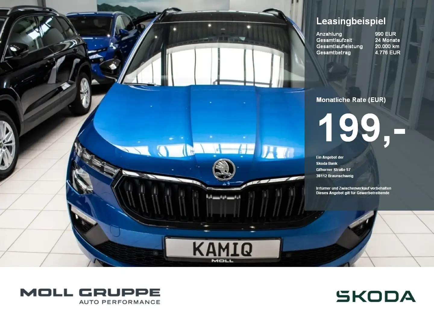 Skoda Kamiq 1.5 TSI Monte Carlo 2xKLIMA ACC AHK AUT Schwarz - 1