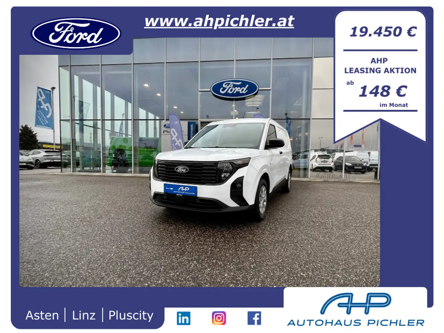 Ford Transit Courier Transit Courier Trend 1,0 EcoBoost 100 PS LEASI... Weiß - 1