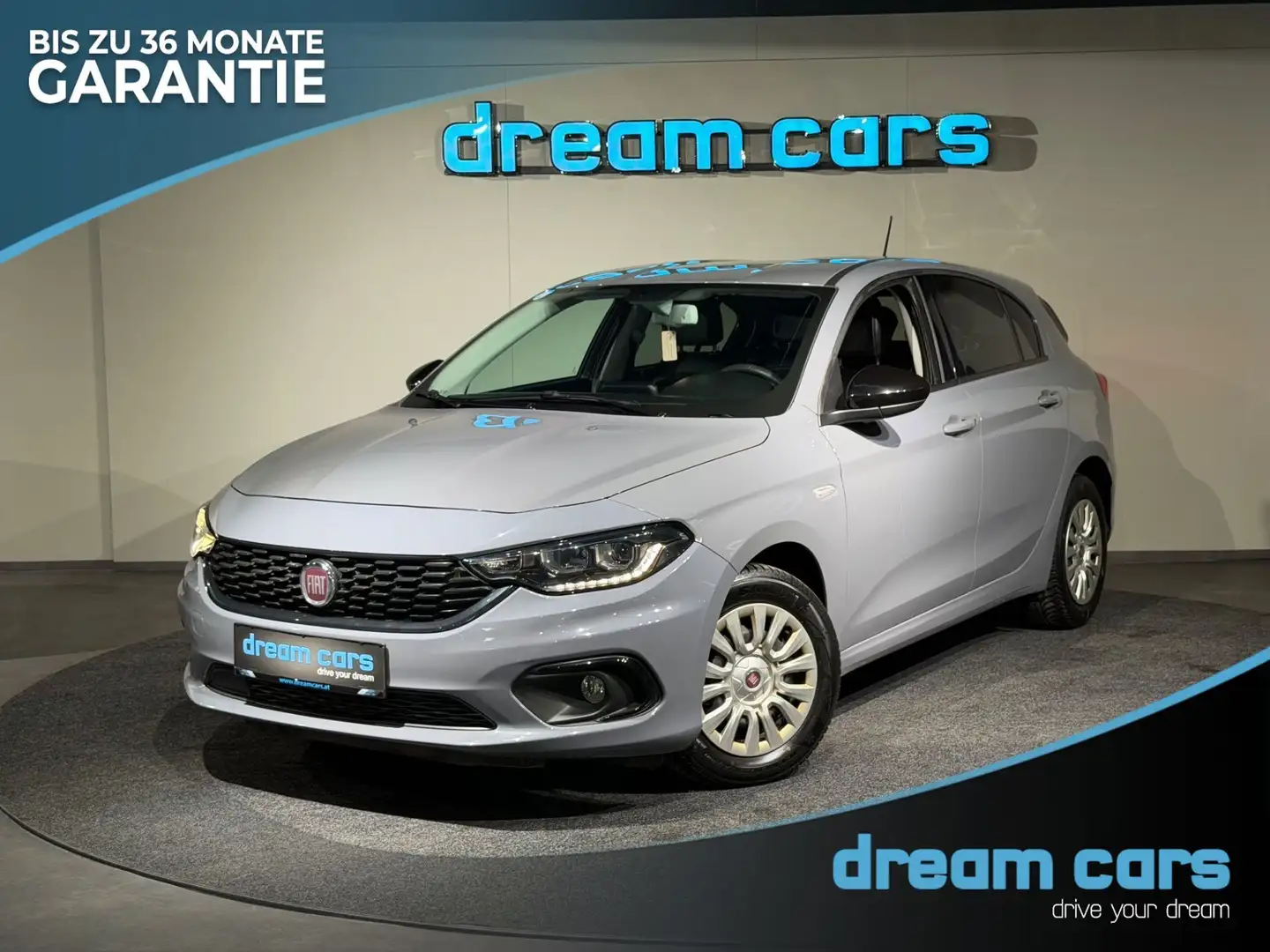 Fiat Tipo 1.4 T-Jet S-Design / Teilleder / LED / NAVI / Grau - 1