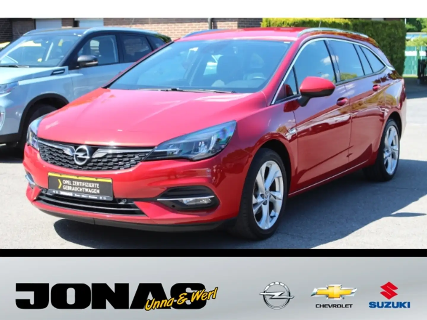 Opel Astra K 1.2T ST Elegance AHK PDC NAVI R-Kamera Rood - 1