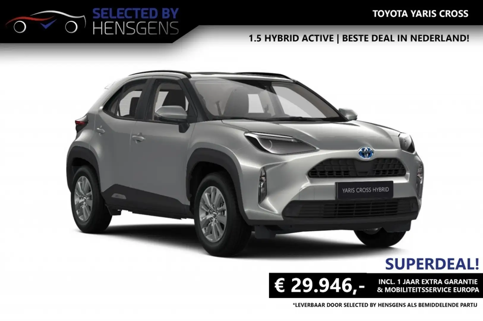 Toyota Yaris Cross 1.5 Hybrid Active | Beste Deal in Nederland Zilver - 1