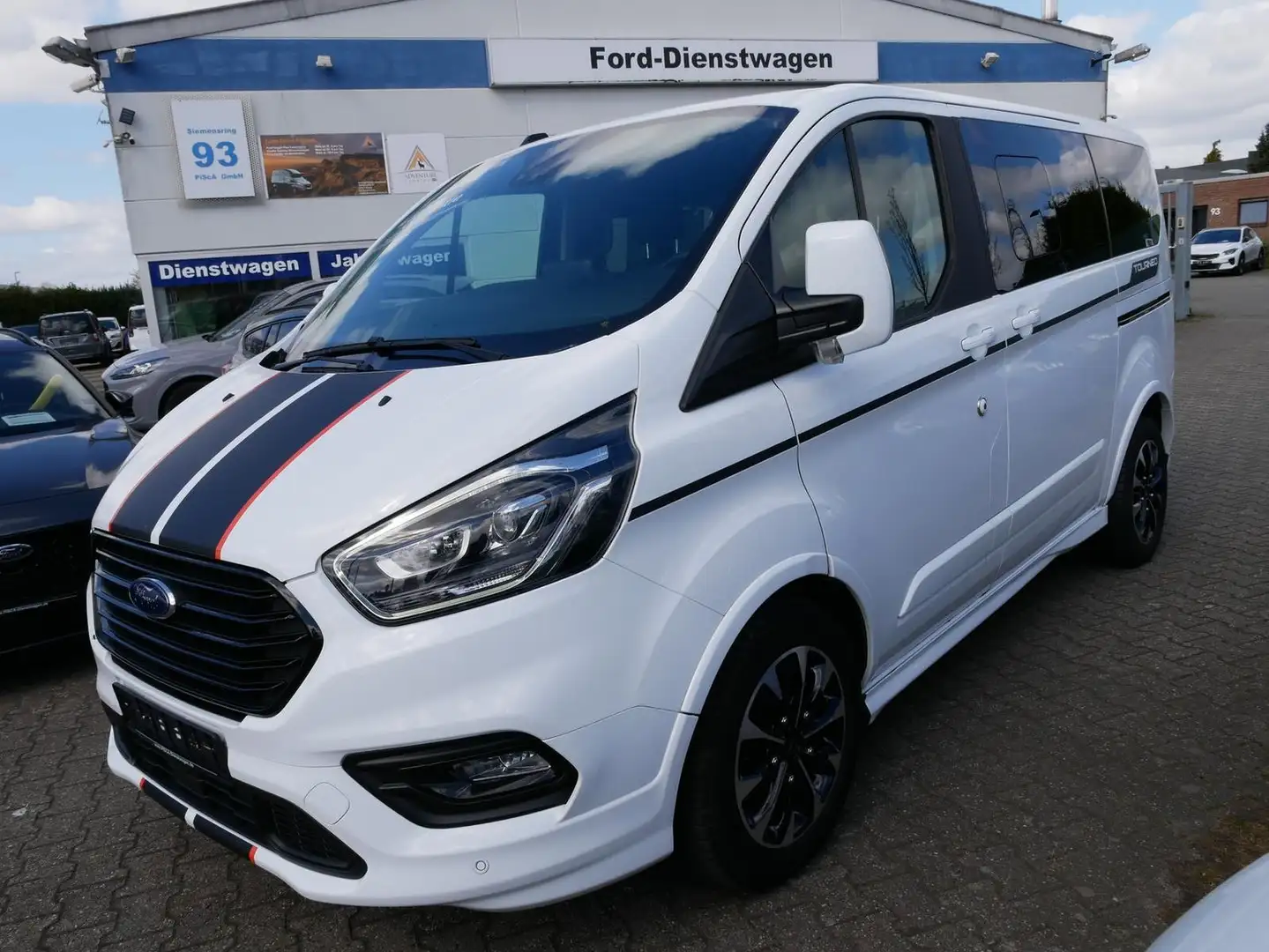 Ford Tourneo Custom Sport L1 Bi-Xenon AHK 8-Sitzer Weiß - 1