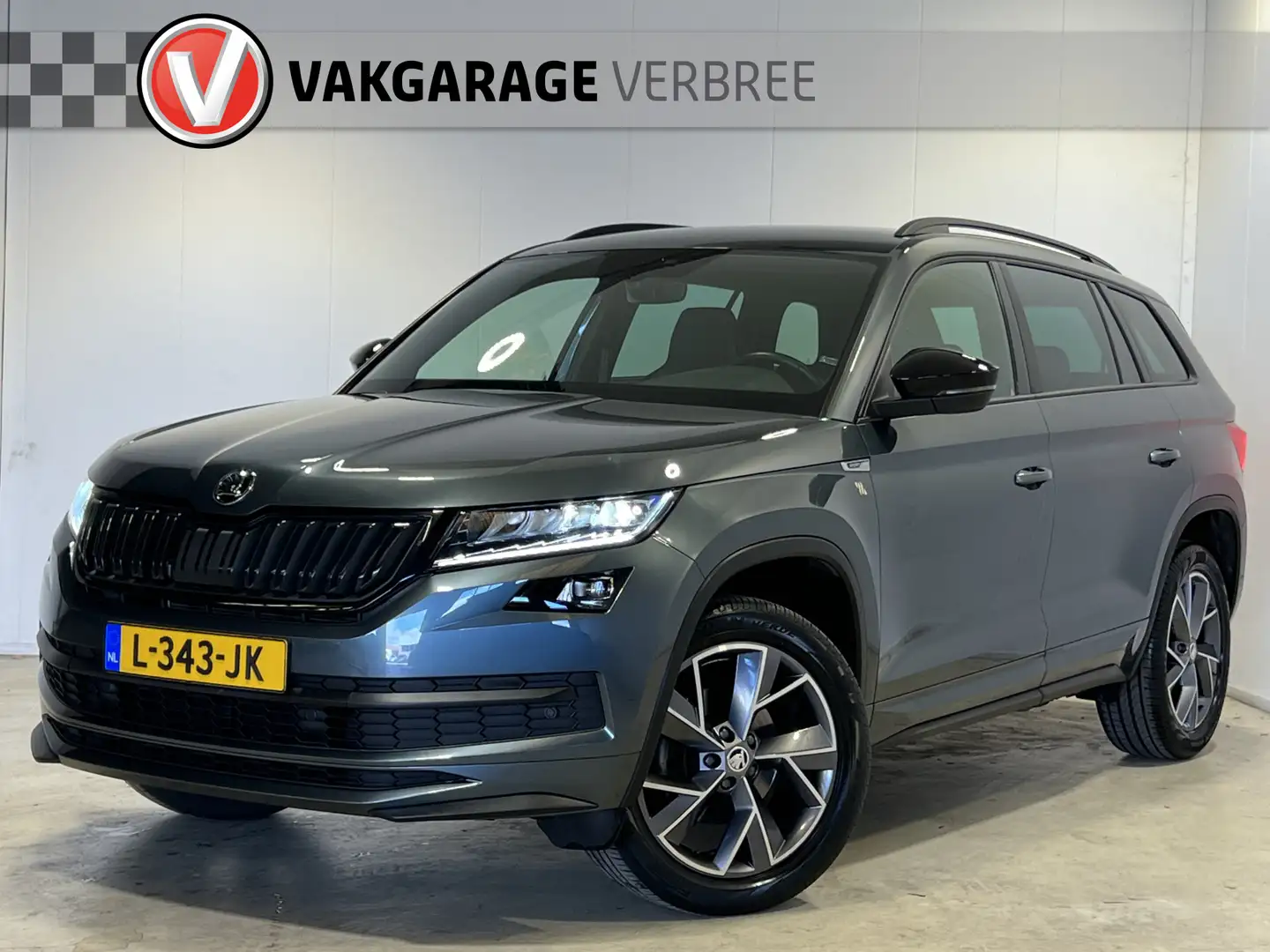 Skoda Kodiaq 1.5 TSI Sportline Business | Navigatie/Android/App Grijs - 1