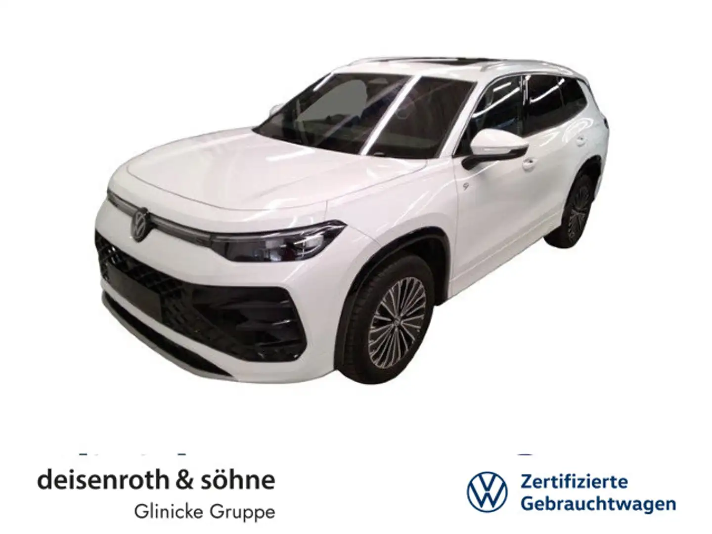 Volkswagen Tayron R-Line 2.0 TDI 4M StHz/AHK/Pano/360/h&k/A Blanc - 1