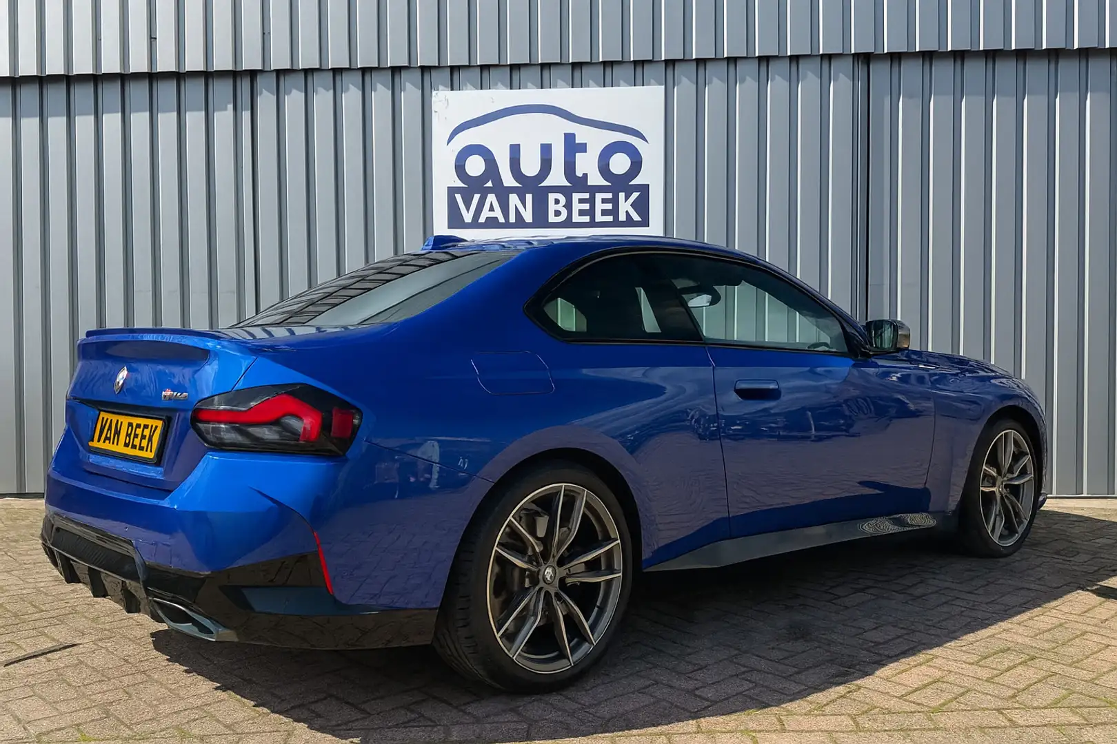 BMW 240 2-serie Coupé M240i xDrive|Carplay|ACC|H+K|keyless Blau - 2
