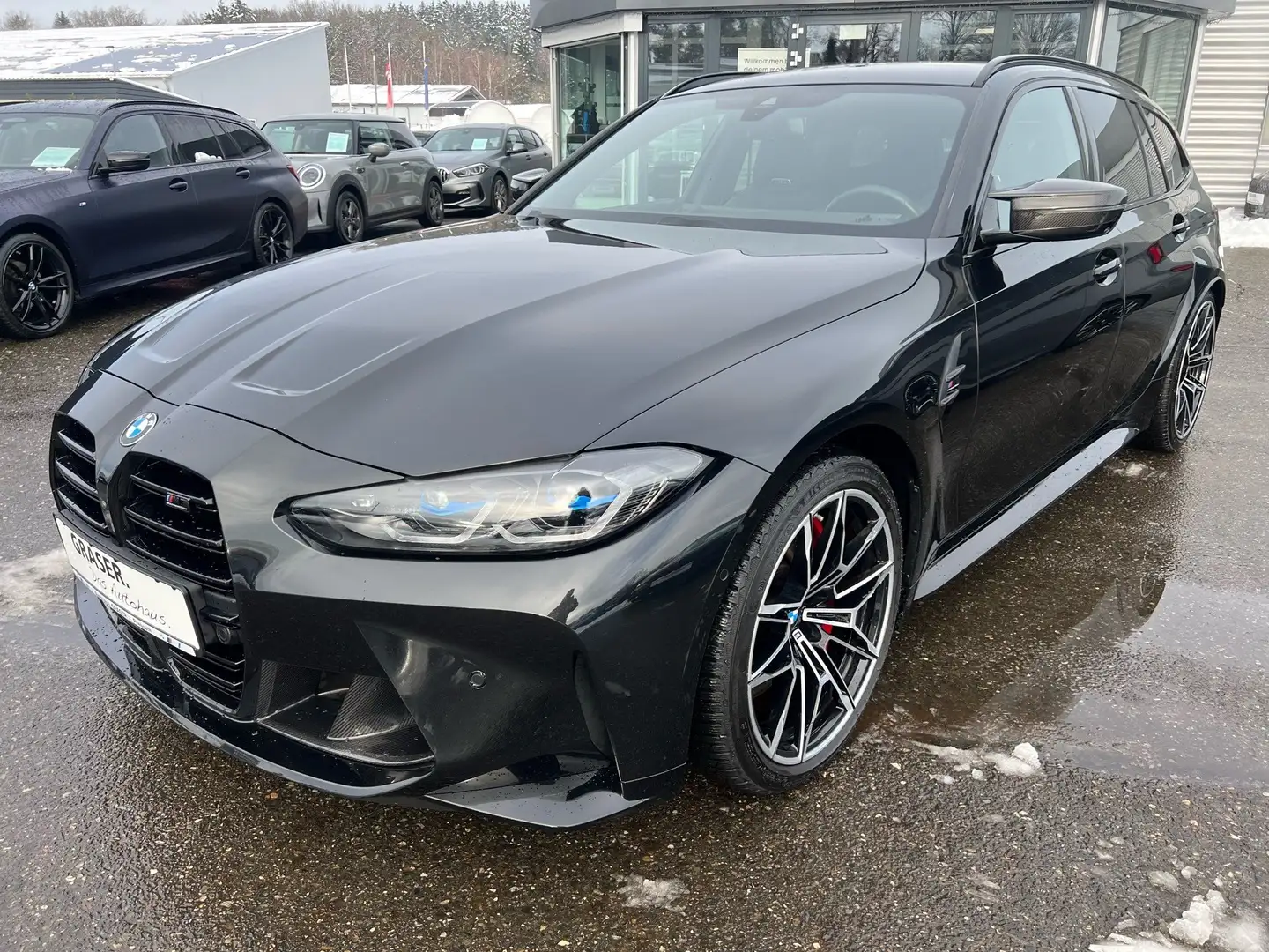 BMW M3 Competition Touring mit M x M Drivers P. DAB Schwarz - 1