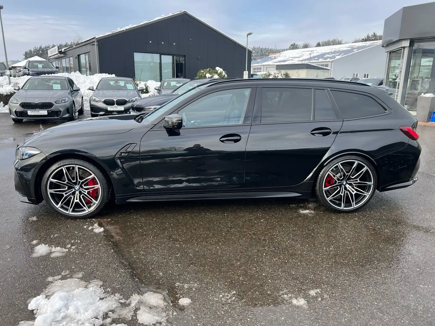 BMW M3 Competition Touring mit M x M Drivers P. DAB Schwarz - 2