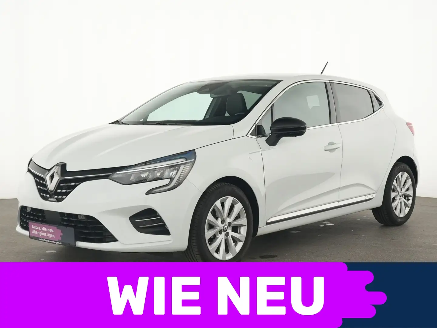 Renault Clio Intens Full-LED|Navigation|PDC|Tempo|Klima Weiß - 1