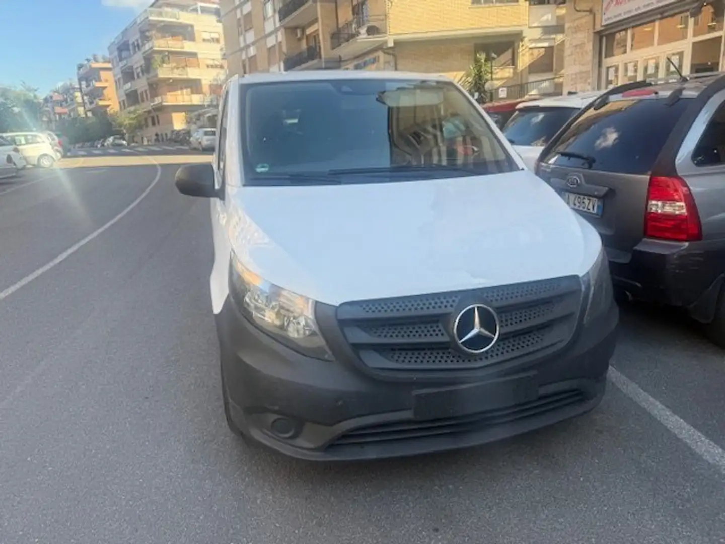 Mercedes-Benz Vito 9 posti Long navi camera, Clima, C manuale Biały - 1