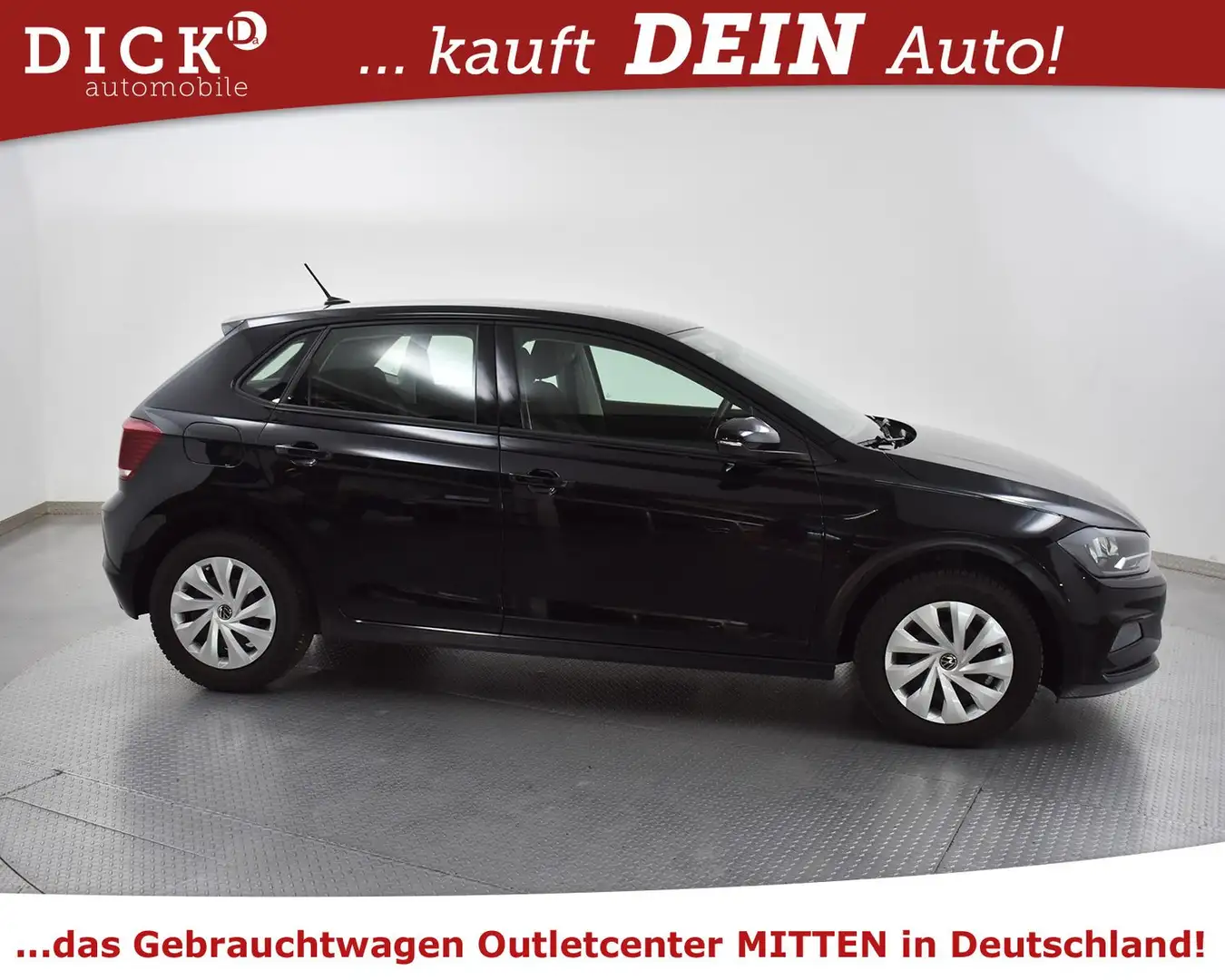 Volkswagen Polo VI 1.0 Comfort 5TÜR+SITZHZ+MFL+DAB+PDC+ACC Schwarz - 2