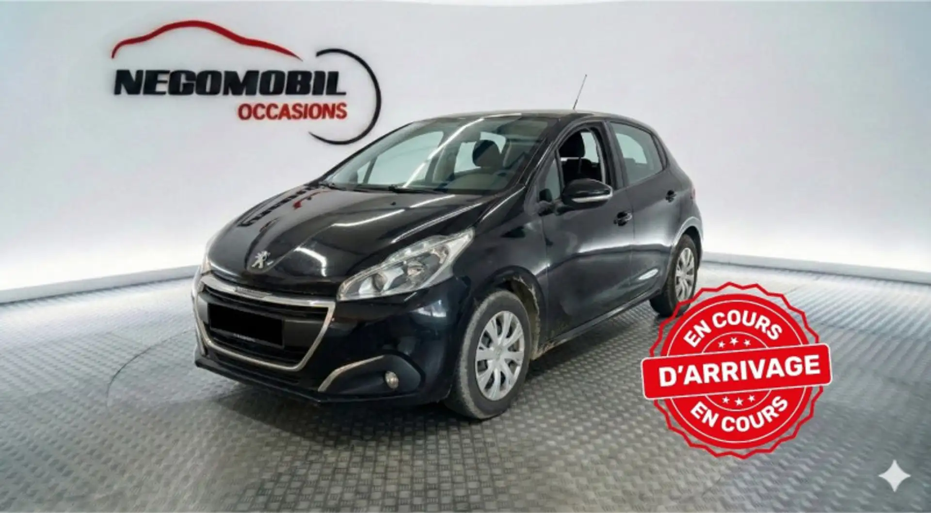 Peugeot 208 1.6 BLUEHDI 100CH ACTIVE 5P Noir - 1