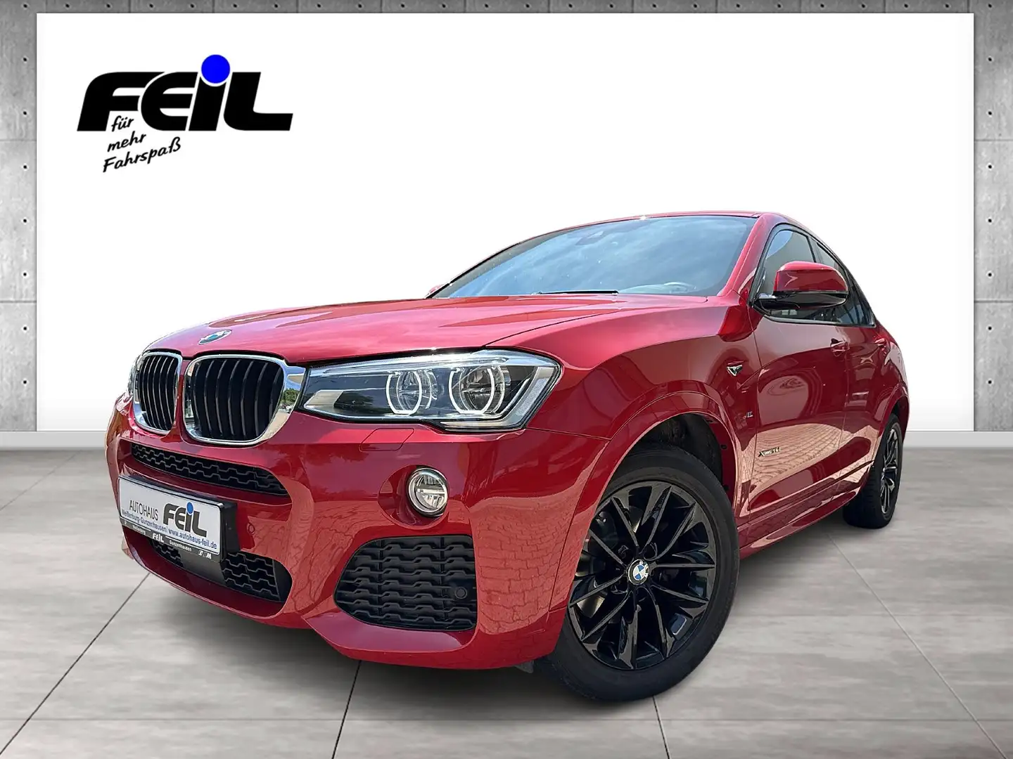 BMW X4 xDrive20d   M Sportpaket Head-Up LED RFK USB Червоний - 1