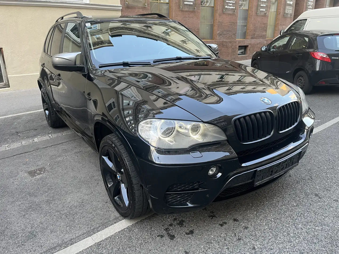 BMW X5 *M50d Look*Kamera*Servicegepflegt*E70*LCI*Facelift Schwarz - 2