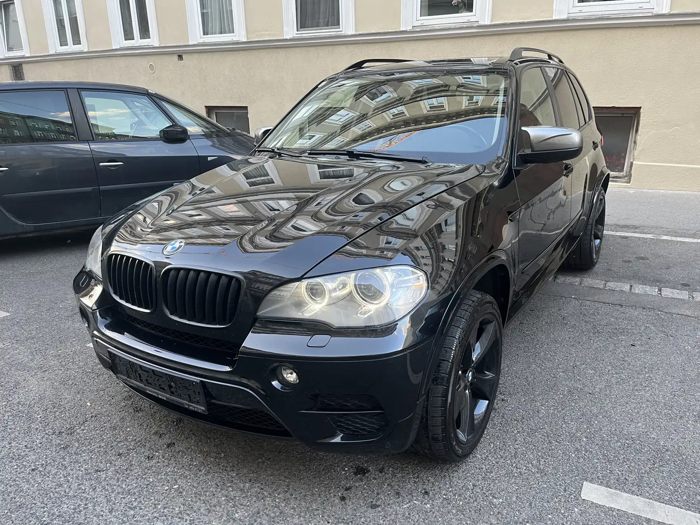 BMW X5 *M50d Look*Kamera*Servicegepflegt*E70*LCI*Facelift Schwarz - 1