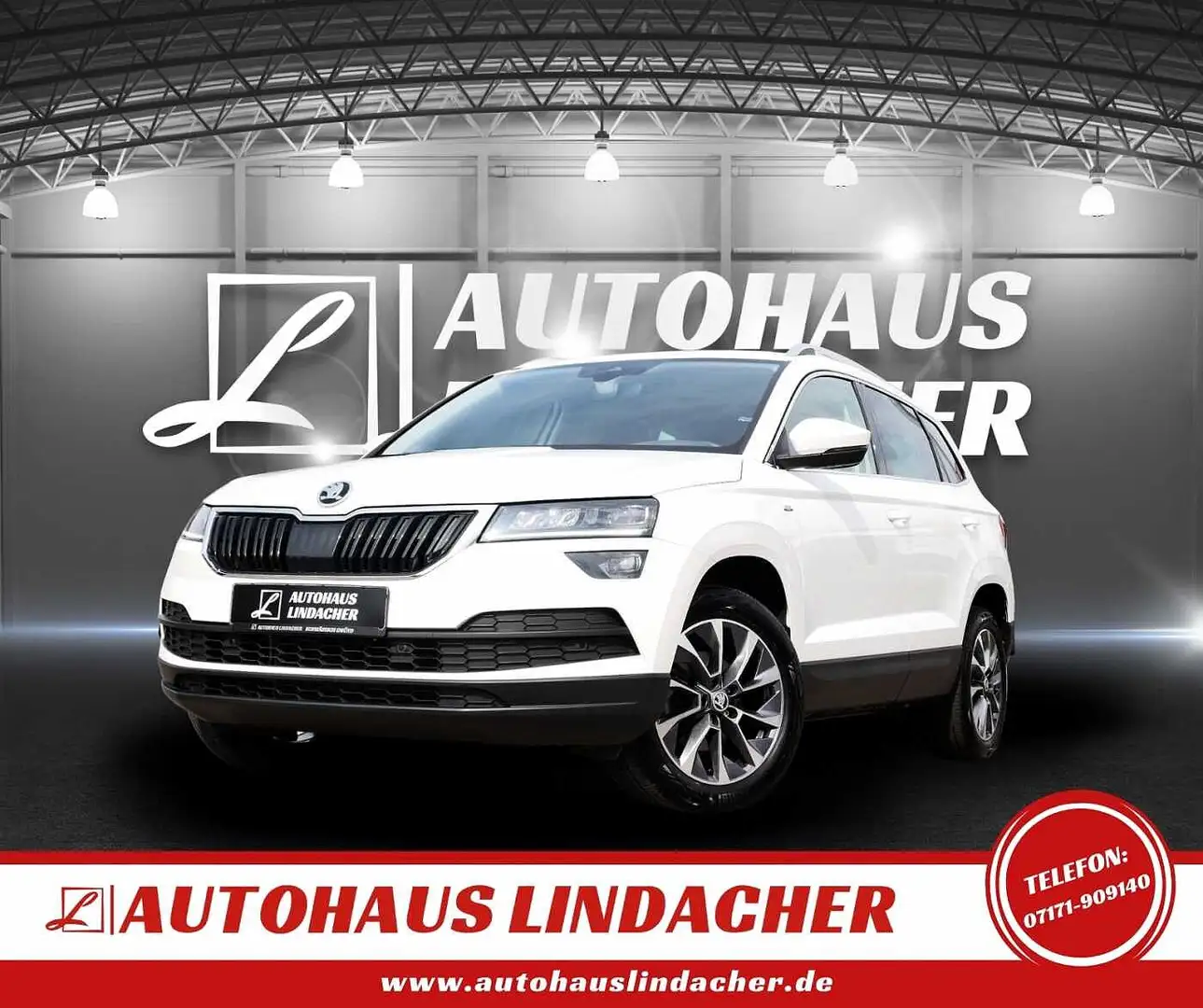 Skoda Karoq 1.5 TSI Drive 125 I LED I Pano I AHK Weiß - 1