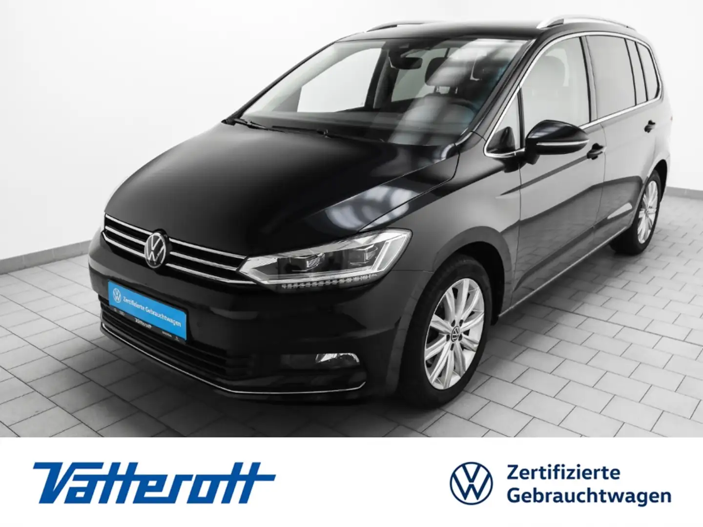 Volkswagen Touran 2.0 TDI DSG Highline Navi AHK Kamera Schwarz - 1