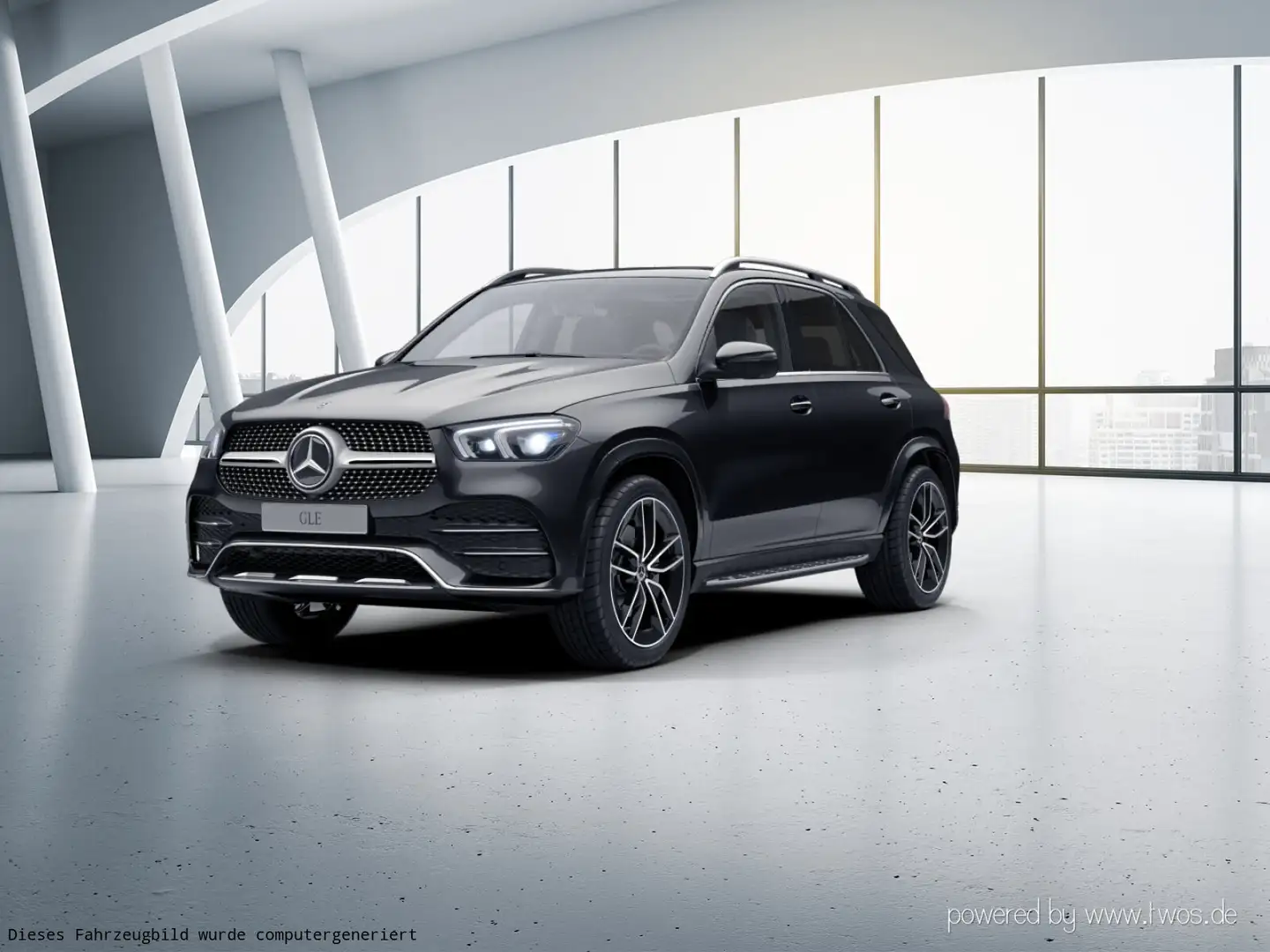 Mercedes-Benz GLE 400 GLE 400 d 4M AMG PanoD Distr Standh 360Ka Sound Schwarz - 2