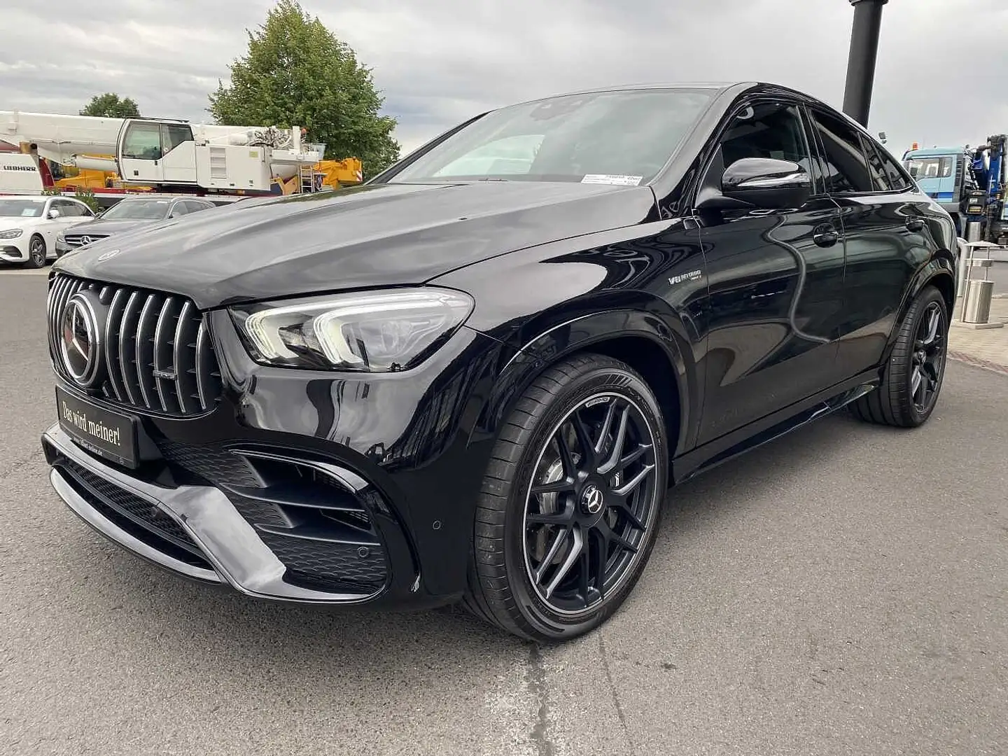 Mercedes-Benz GLE 63 AMG Coupé Burmester+Distr+ AHK+Memory+AirM+360 Schwarz - 2
