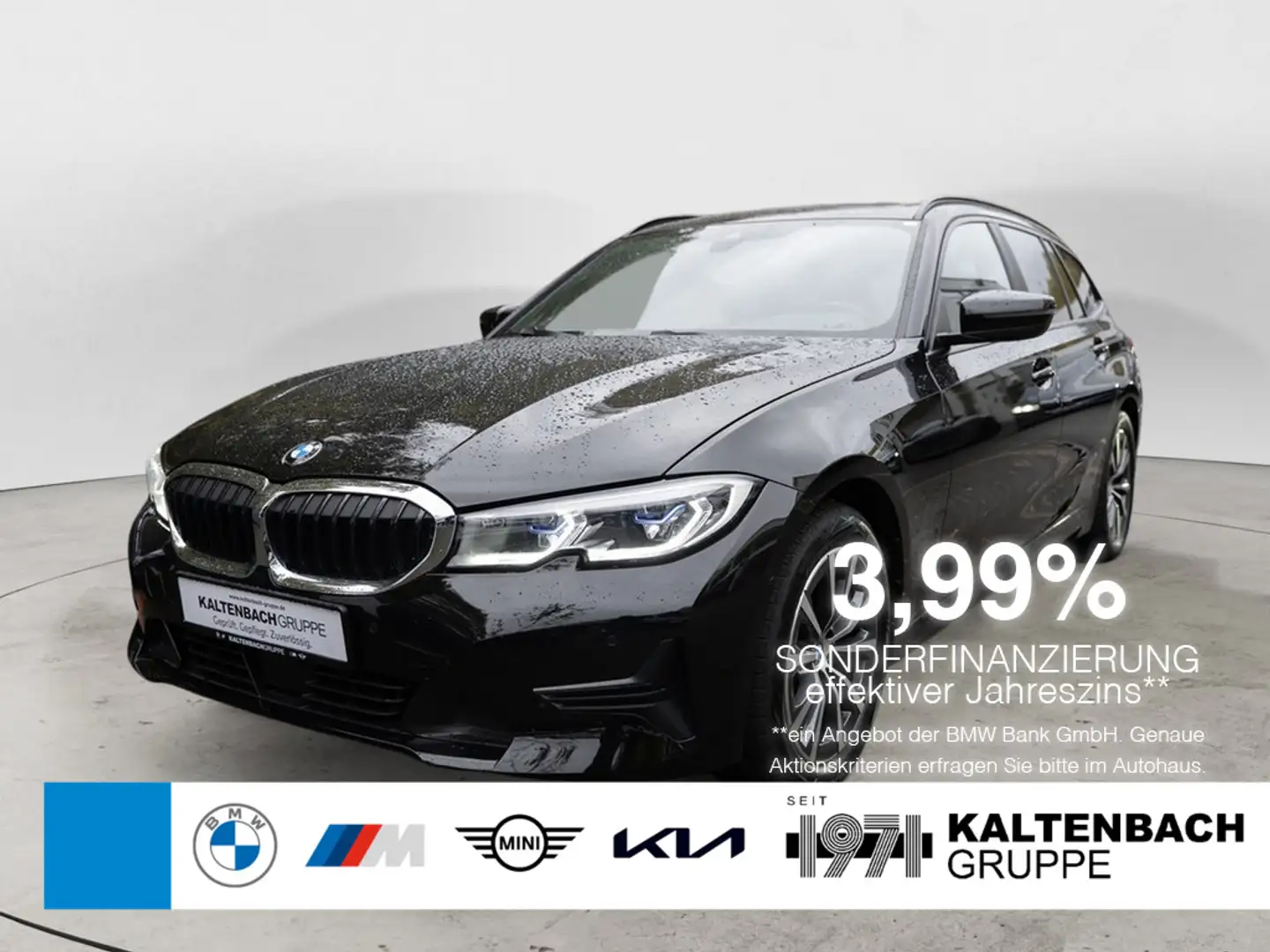 BMW 318 d Touring Advantage PANO HUD LASER LED ACC Noir - 1