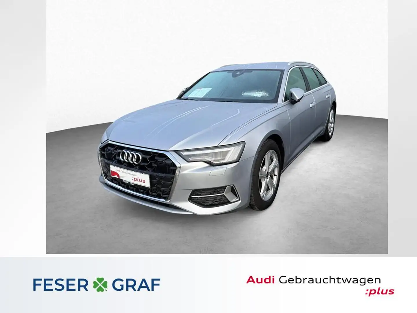 Audi A6 Avant 45 TFSI qu S tr. AHK-Matrix-ACC-Kamera Silber - 1