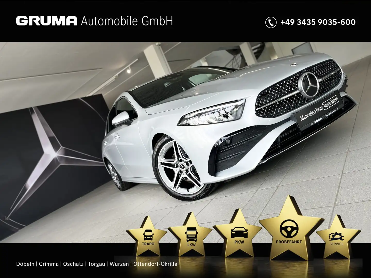 Mercedes-Benz A 180 A 180 AMG+KeyGo+Distr+360°+Lenkrad-Sitzheizung++ Silber - 1