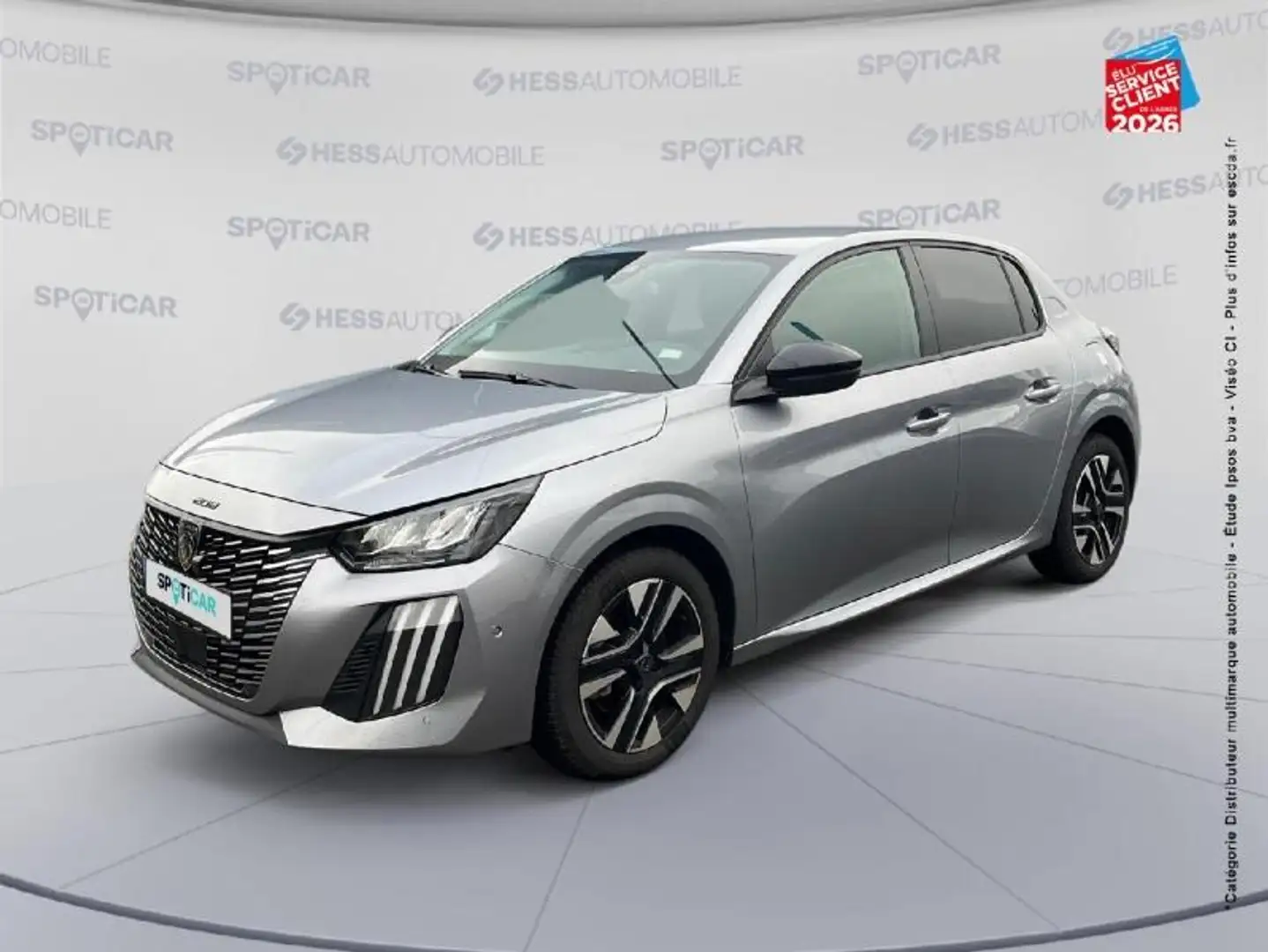 Peugeot 208 1.2 100ch S\u0026S Allure Gris - 1