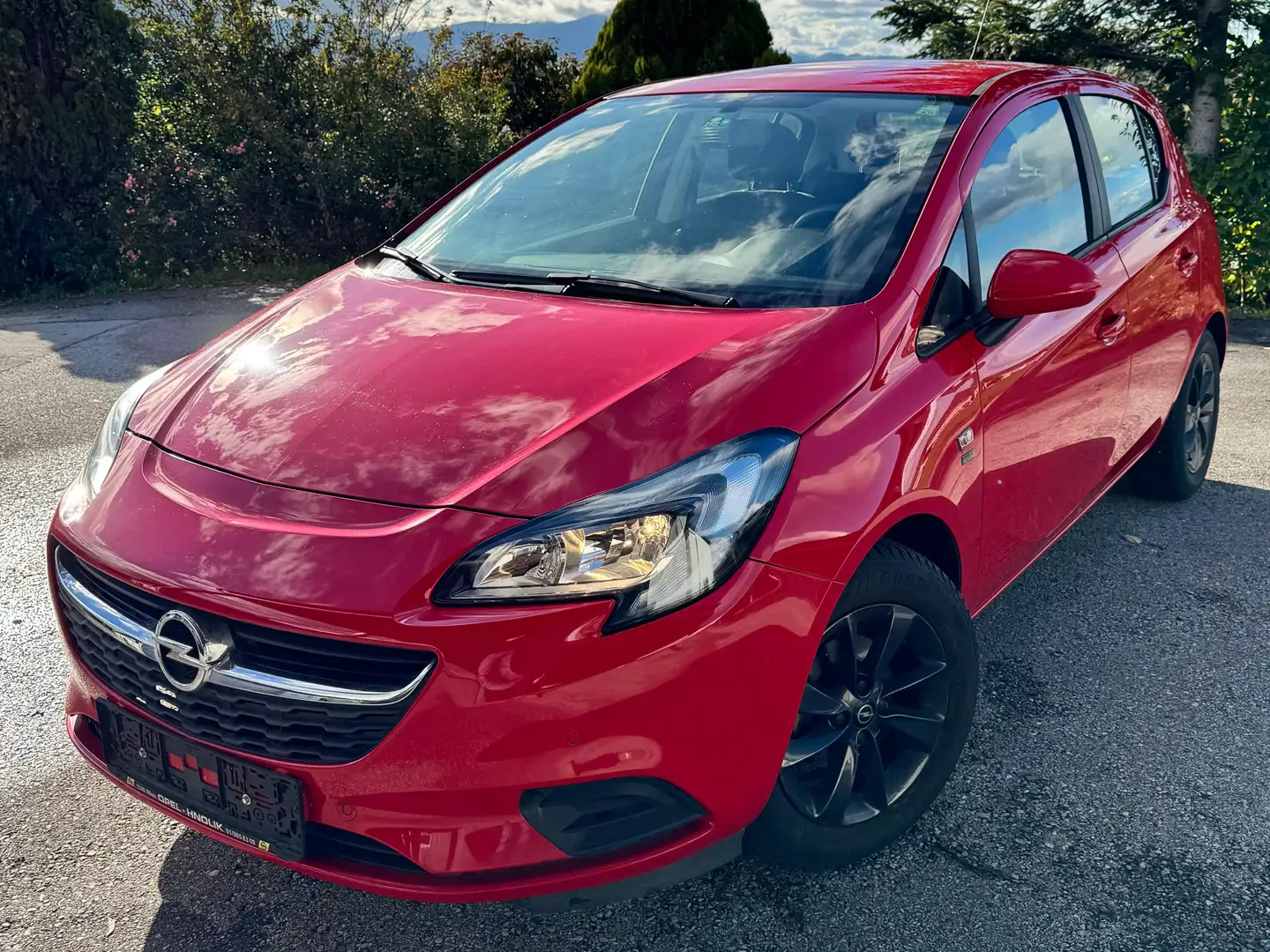 Opel Corsa 1,4 - Top-Ausstattung + Pickerl ohne Mängel. Rot - 1