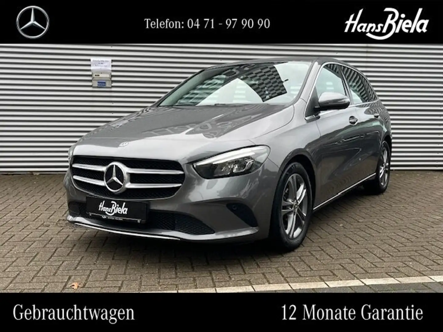 Mercedes-Benz B 200 B 200 Progessive/Prem/Nav/LED/Dis/Kam/TW/AHK/Mem Grau - 1