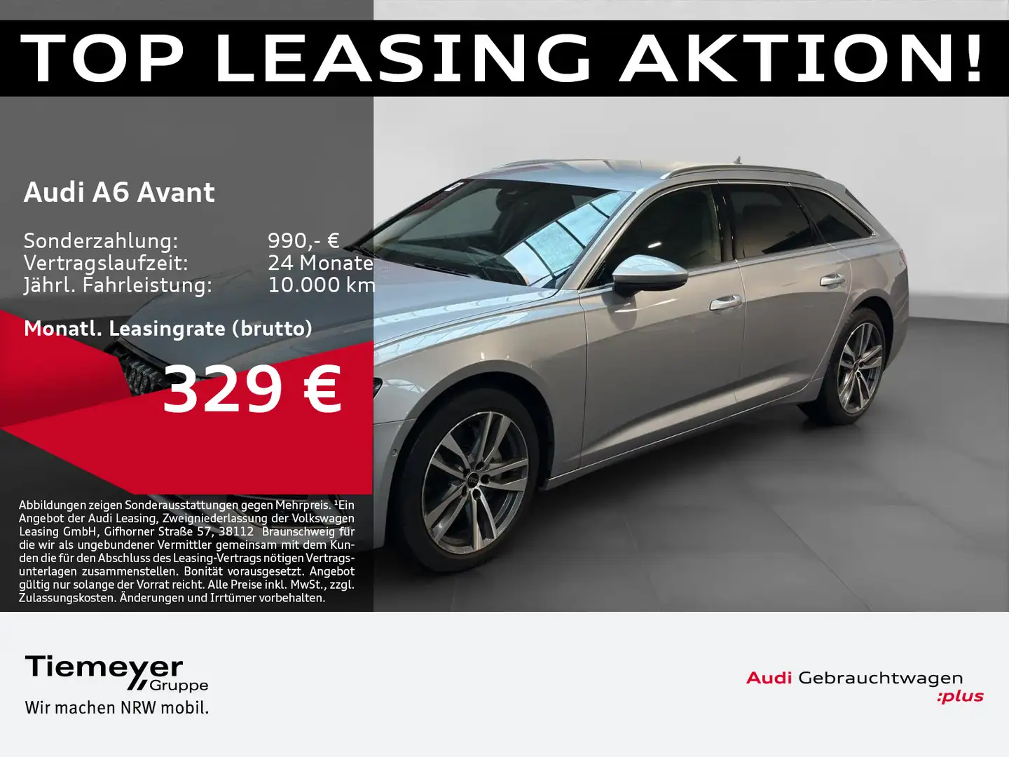 Audi A6 50 TDI Q ADVANCED HuD 360° MATRIX MEMOR Silber - 1