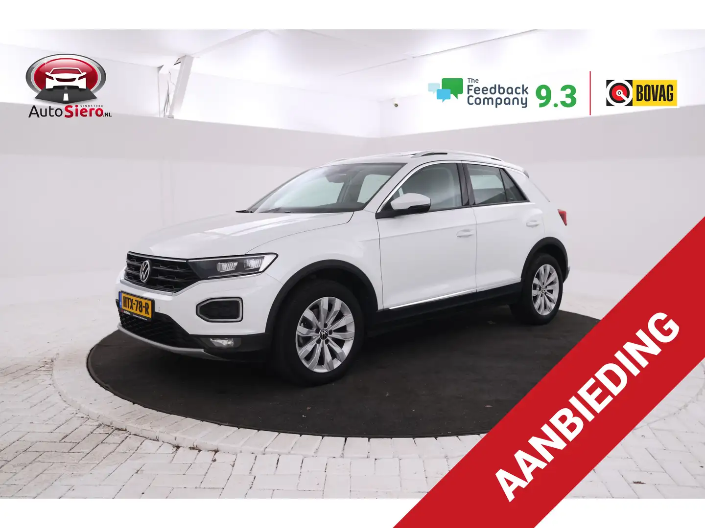 Volkswagen T-Roc 2.0 TDI Sport Automaat, Panorama, Leer, Climate, Wit - 1