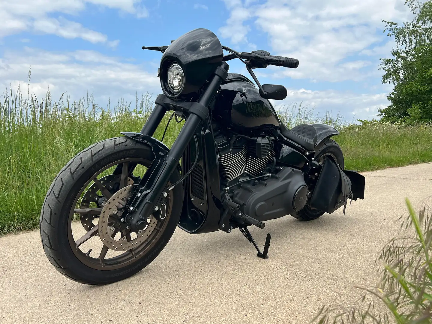 Harley-Davidson Low Rider Softail Low Rider S Dark Mode Dark Parts Umabau Schwarz - 2