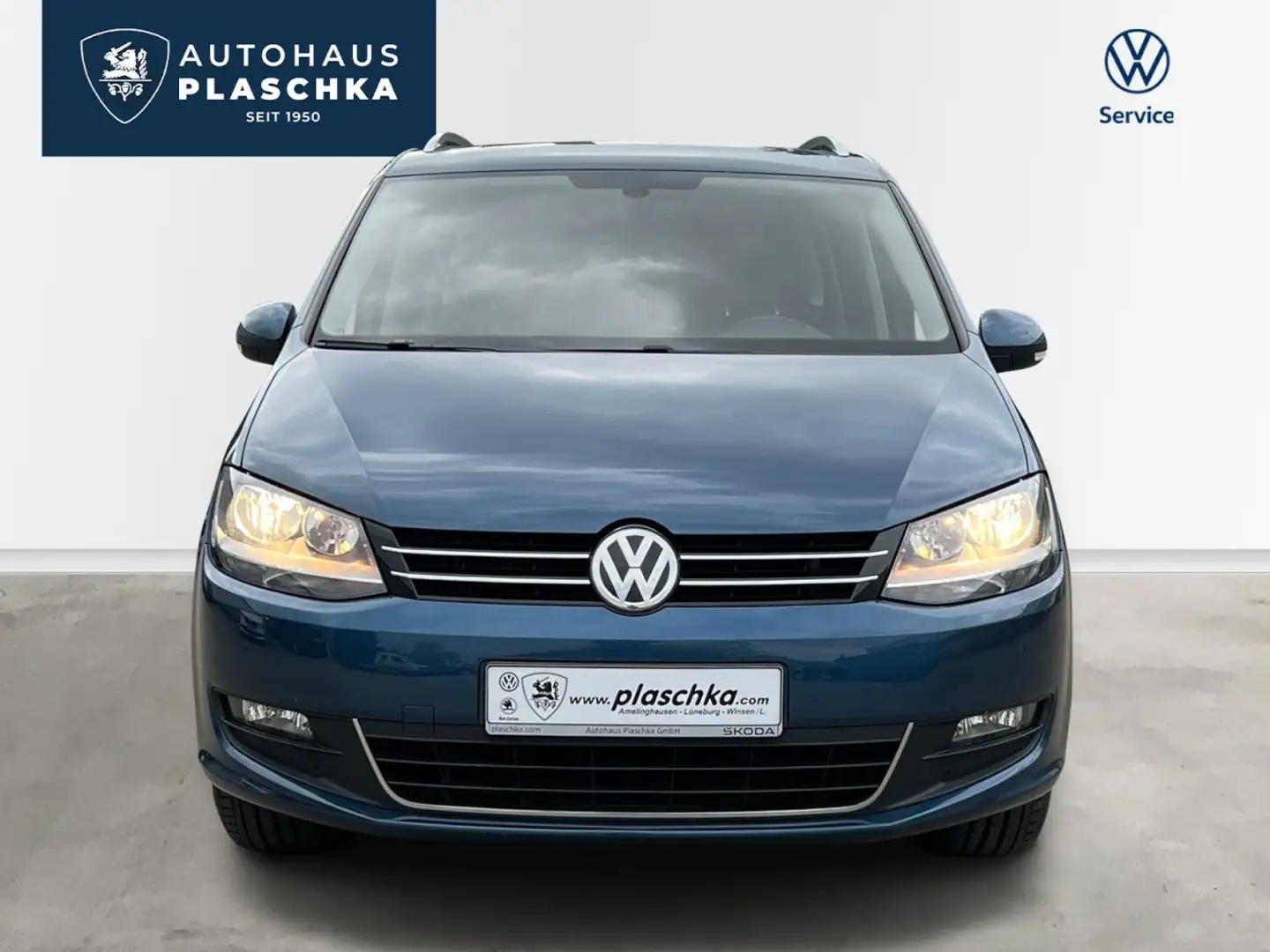Volkswagen Sharan 2.0 TDI Comfortline AHK+NAVI+KAMERA+PANO Klima Blau - 2