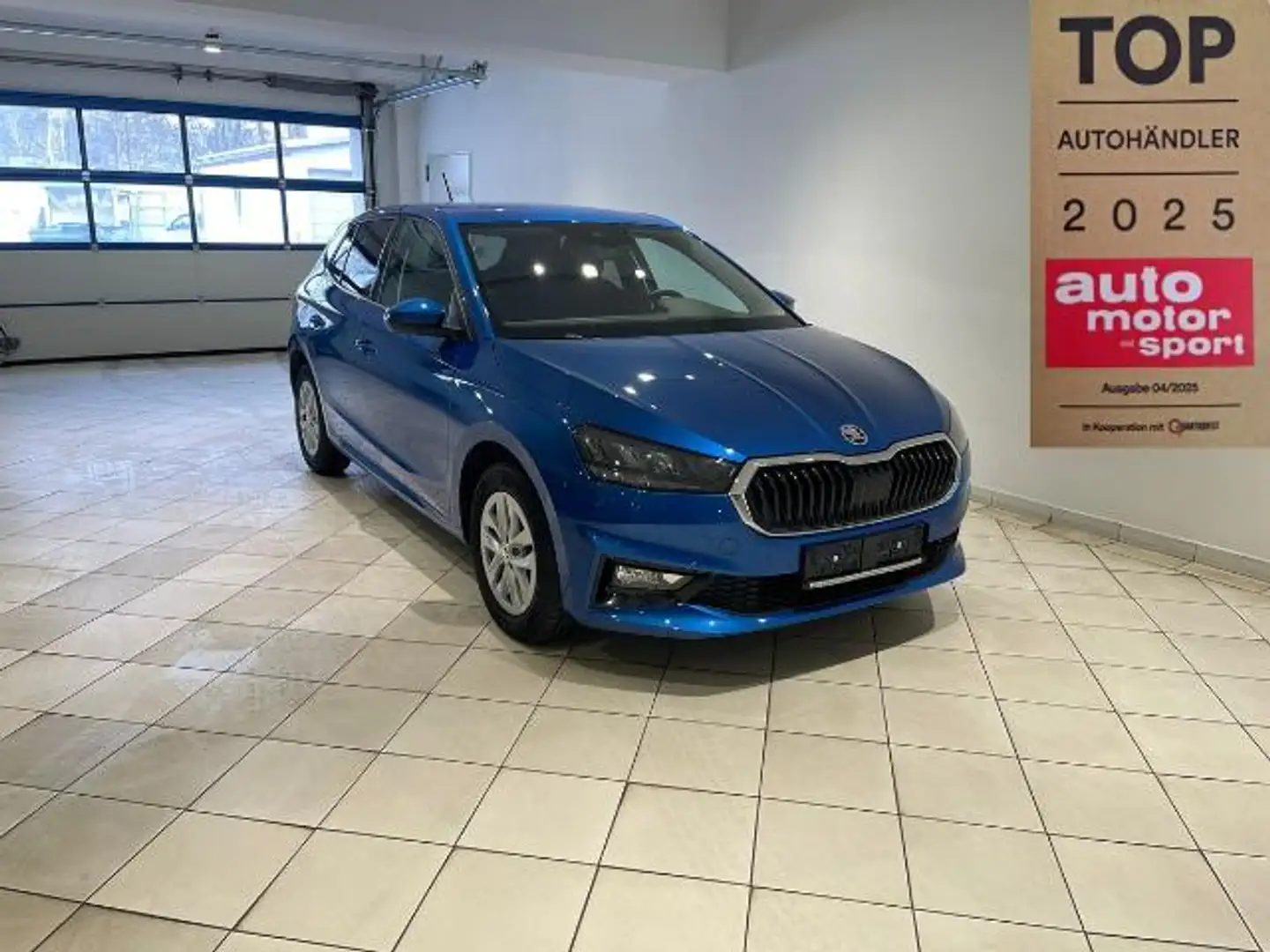 Skoda Fabia 1,0 TSI 5J.Garantie App 2-Zonnen-Klimaautomatik Bleu - 1