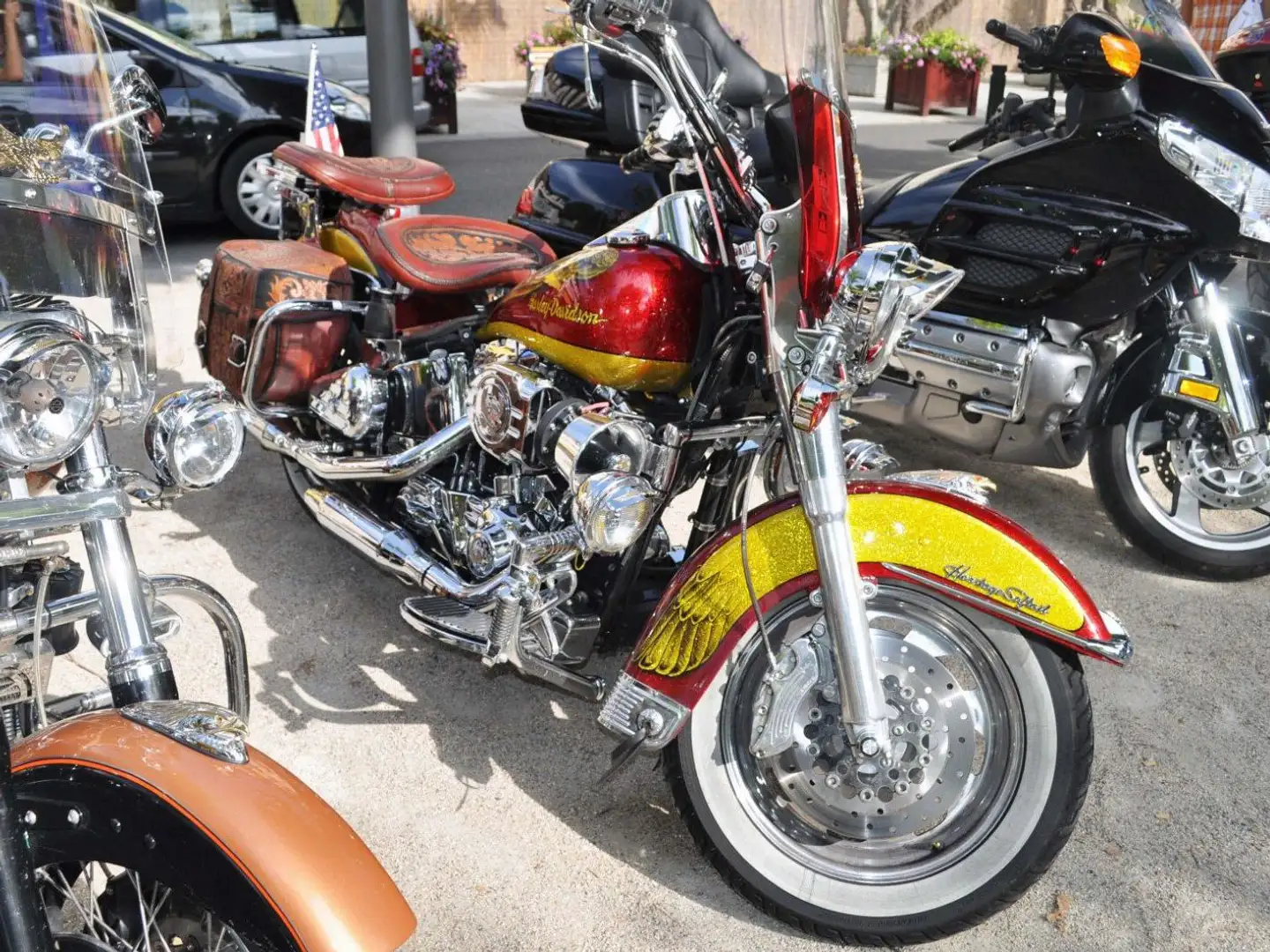 Harley-Davidson Heritage Softail FLSTCI Custom Czerwony - 1