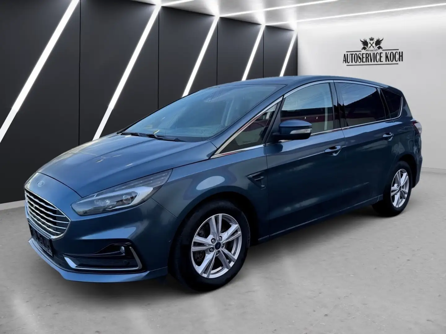 Ford S-Max Titanium Finanzierung Garantie Blauw - 2